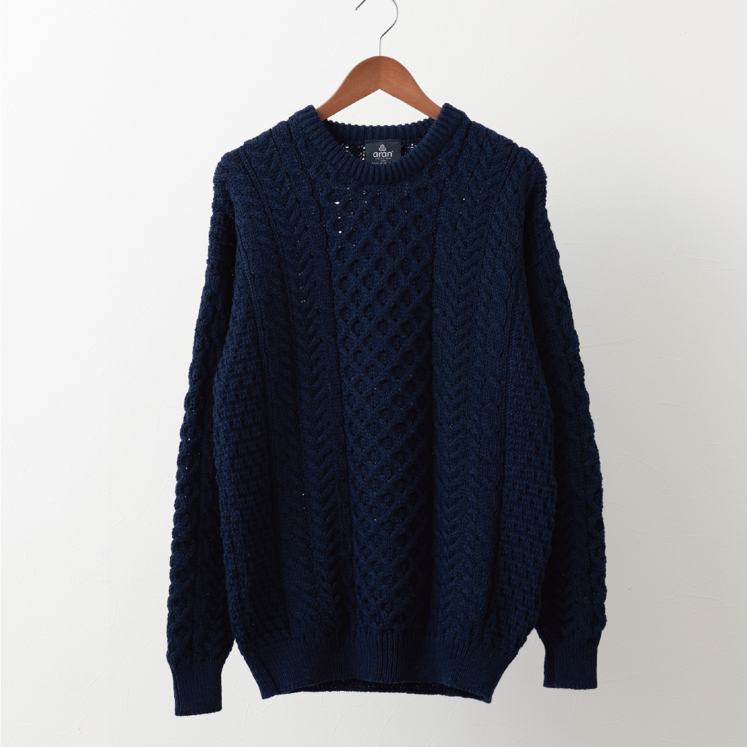 【プレオーダー】Aran Woollen Mills トラディショナル ローゲージニットセーター ユニセックス