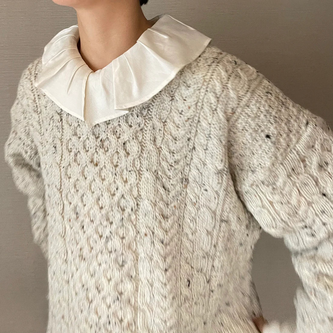 【プレオーダー】Aran Woollen Mills トラディショナル ローゲージニットセーター ユニセックス