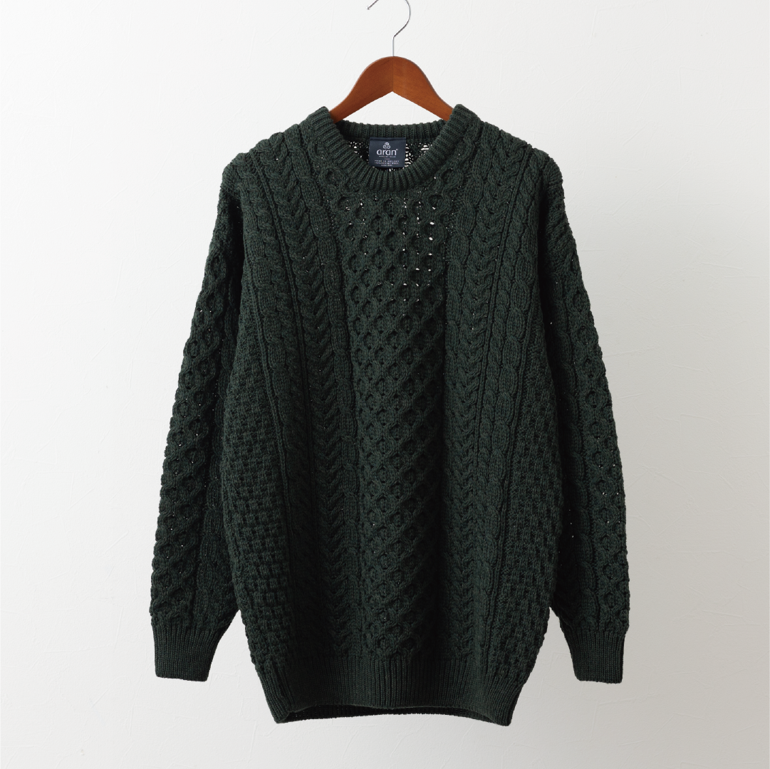 【プレオーダー】Aran Woollen Mills トラディショナル ローゲージニットセーター ユニセックス