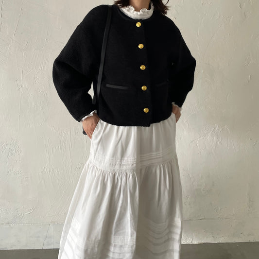lalagom ショート丈ウールブルゾン