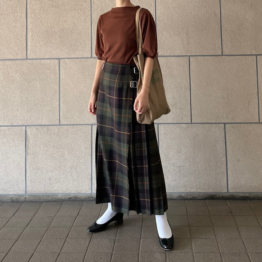 【in stock】O'neil of Dublin キルトスカート ダブルベルトデリーカナン