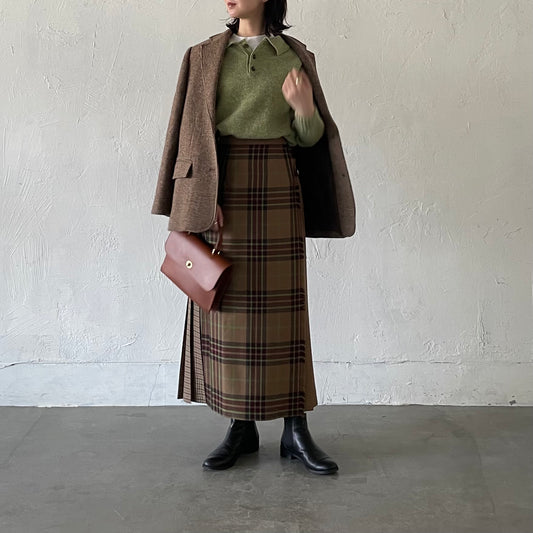【in stock】O'neil of Dublin キルトスカート エクストラベルト コンビネーション カラキルティ