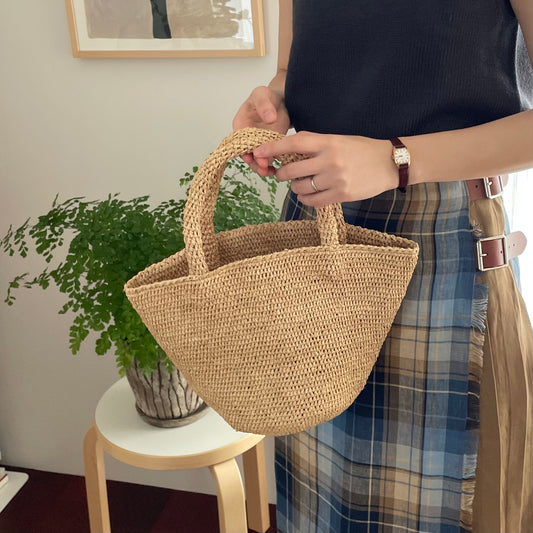 SANS ARCIDET ラフィアバッグ カピティマ Sサイズ