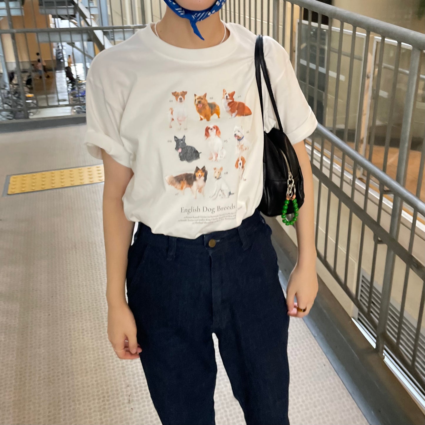 【sold out】lalagom ドッグプリントTシャツ