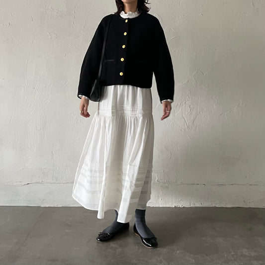 【10/17(金)21:00〜販売開始】lalagom　コットンタックスカート