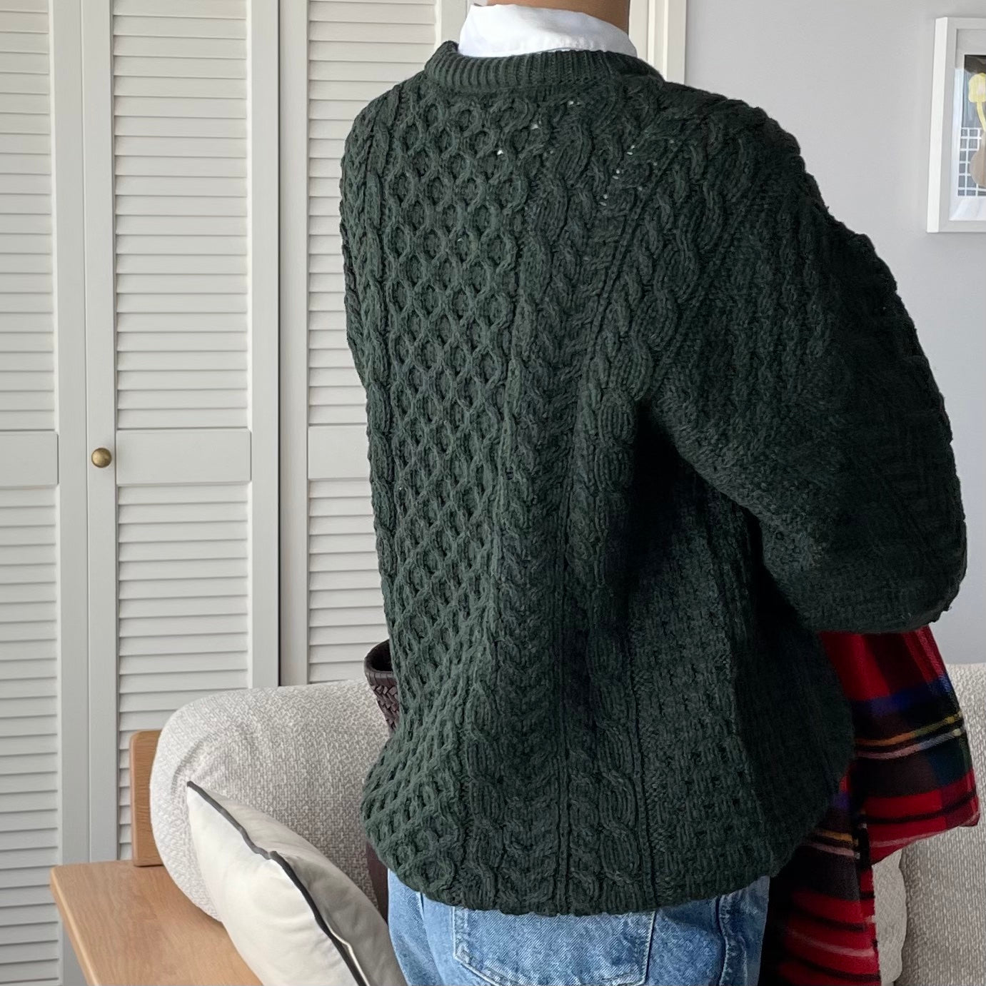 【プレオーダー】Aran Woollen Mills トラディショナル ローゲージニットセーター ユニセックス