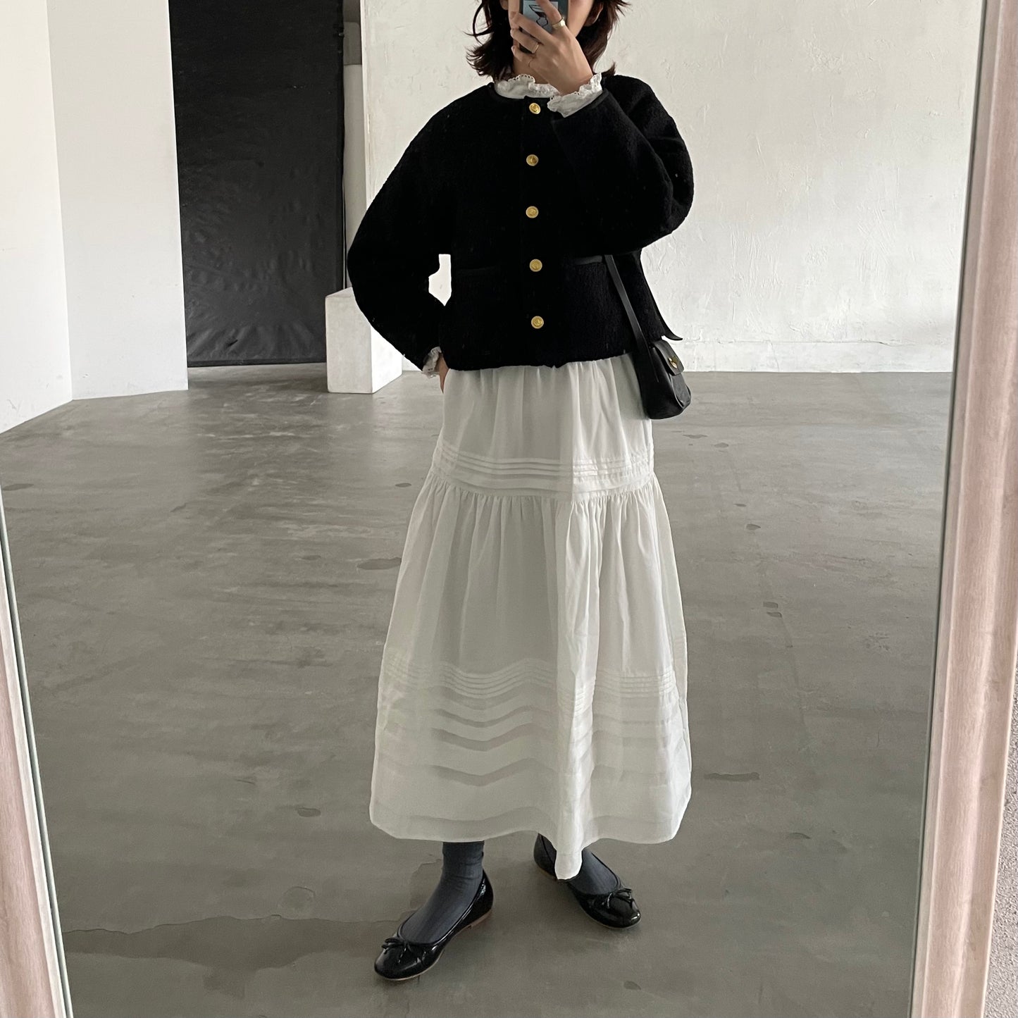 lalagom ショート丈ウールブルゾン