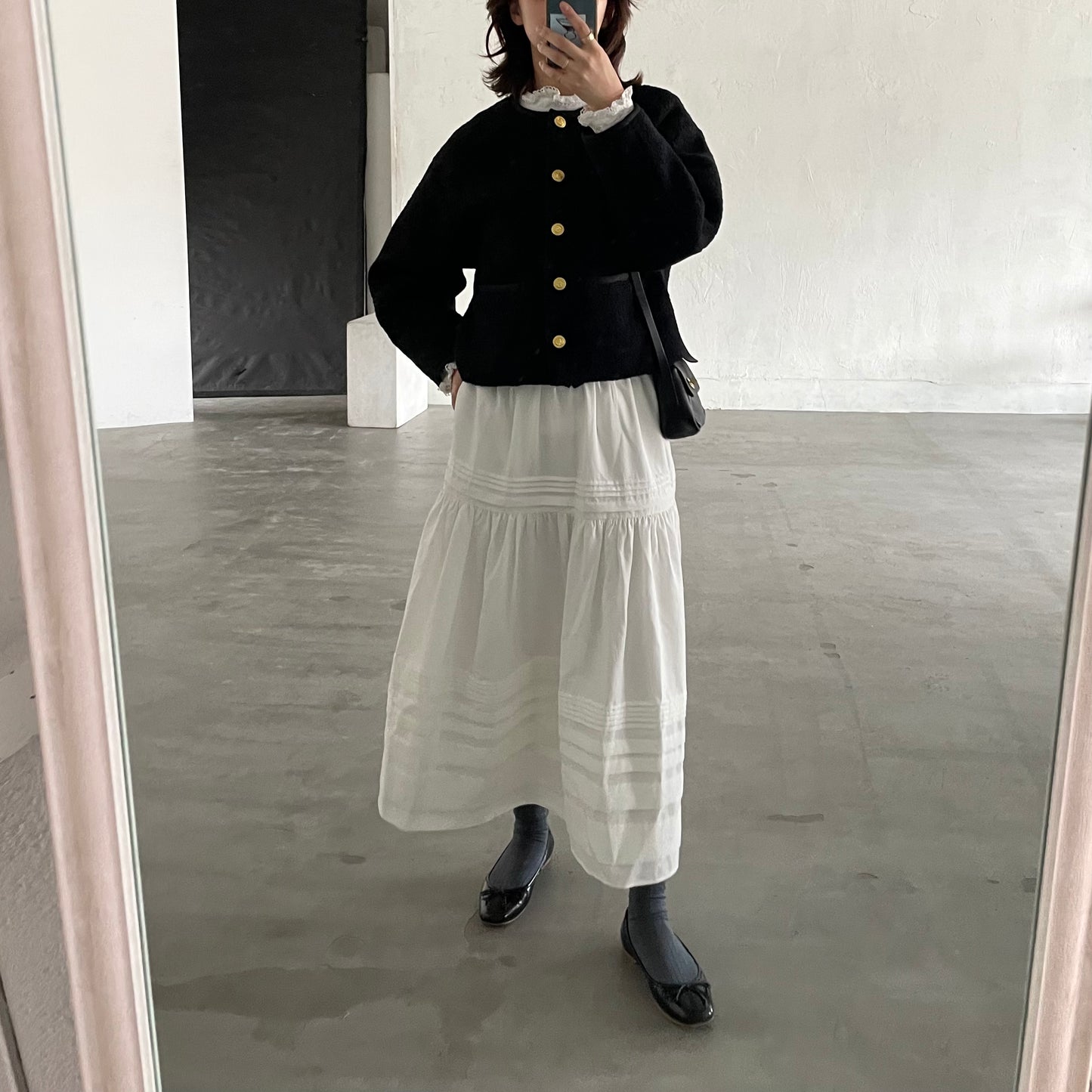 lalagom ショート丈ウールブルゾン