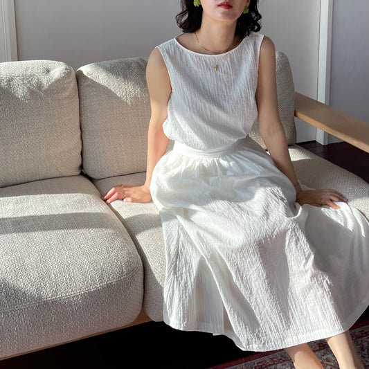 lalagom シアサッカースカート