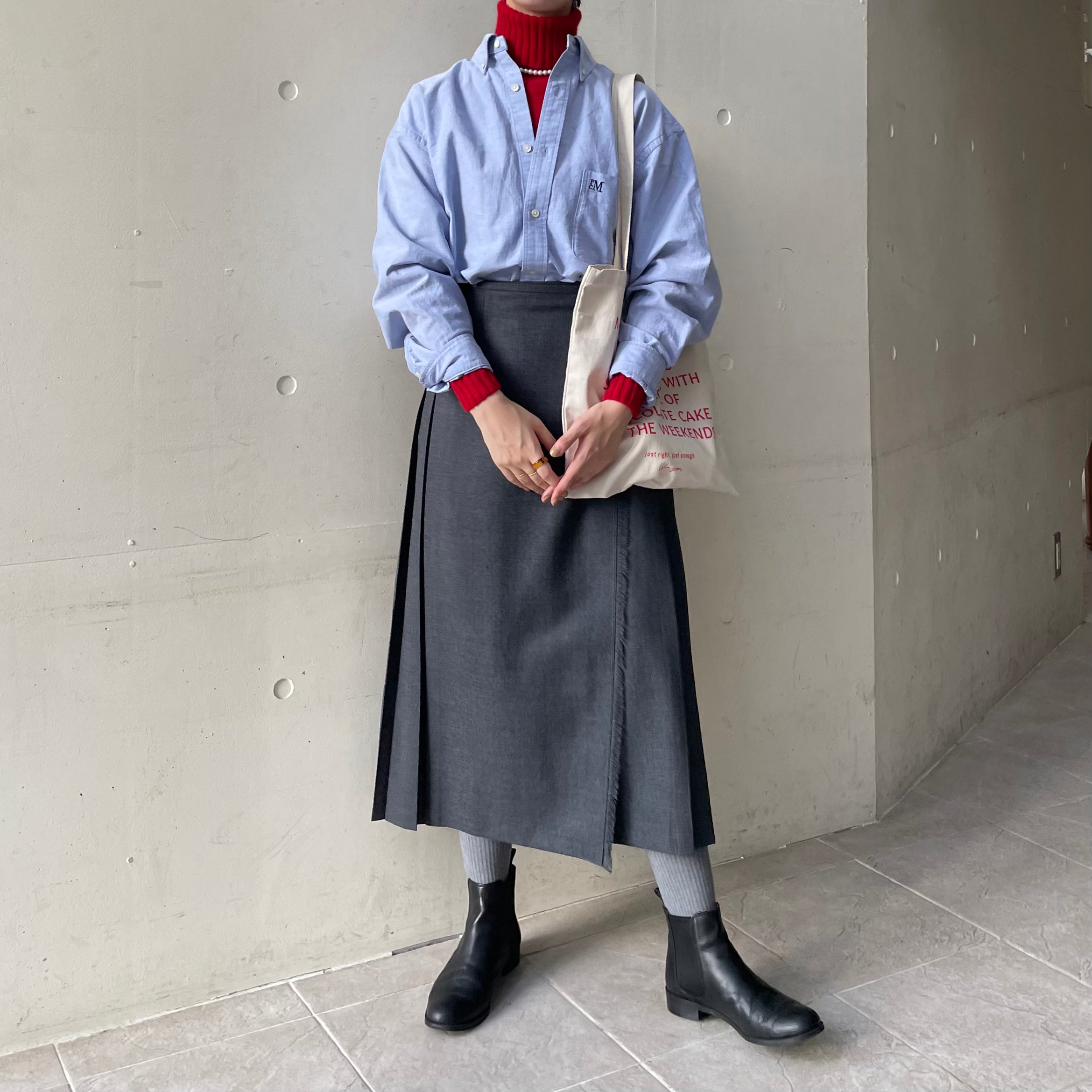 O'neil of Dublin キルトスカート ダブルベルト グレー – A list of my