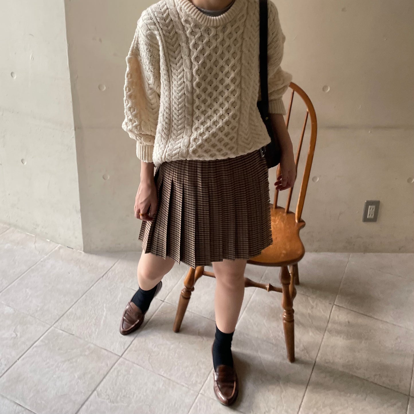 【プレオーダー】Aran Woollen Mills トラディショナル ローゲージニットセーター ユニセックス