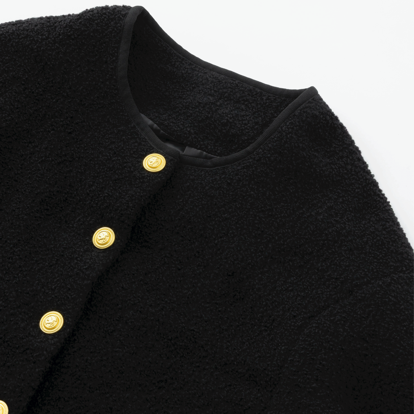 lalagom ショート丈ウールブルゾン