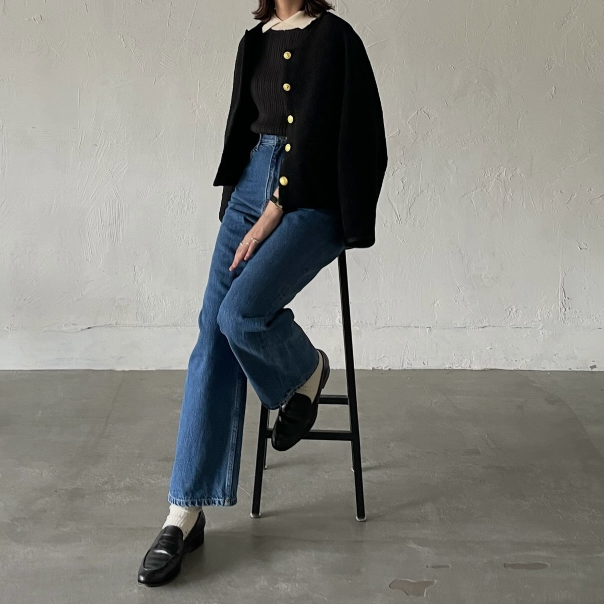 lalagom ショート丈ウールブルゾン