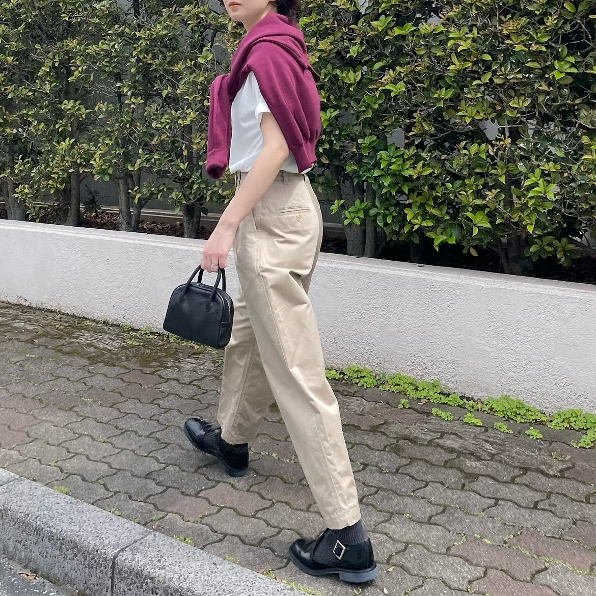 lalagom ブリティッシュドッグプリントTシャツ