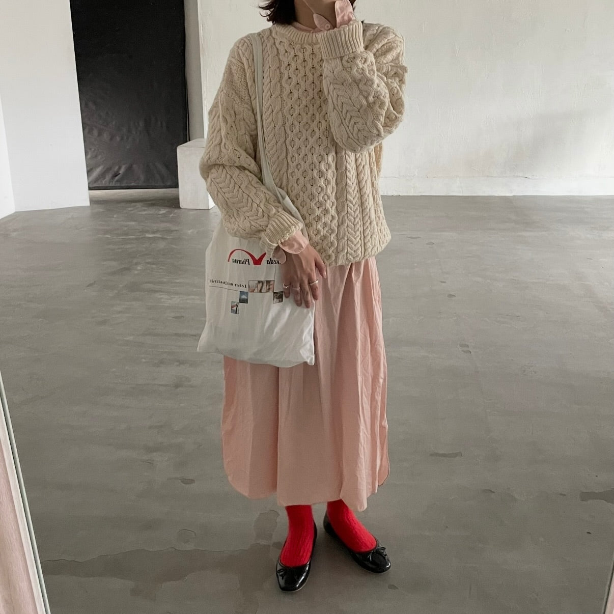 Aran Woollen Mills トラディショナル ローゲージニットセーター ユニセックス