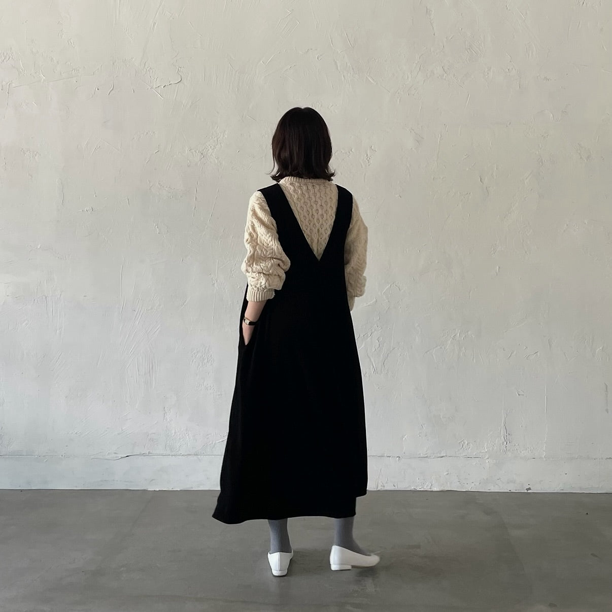 Aran Woollen Mills トラディショナル ローゲージニットセーター ユニセックス