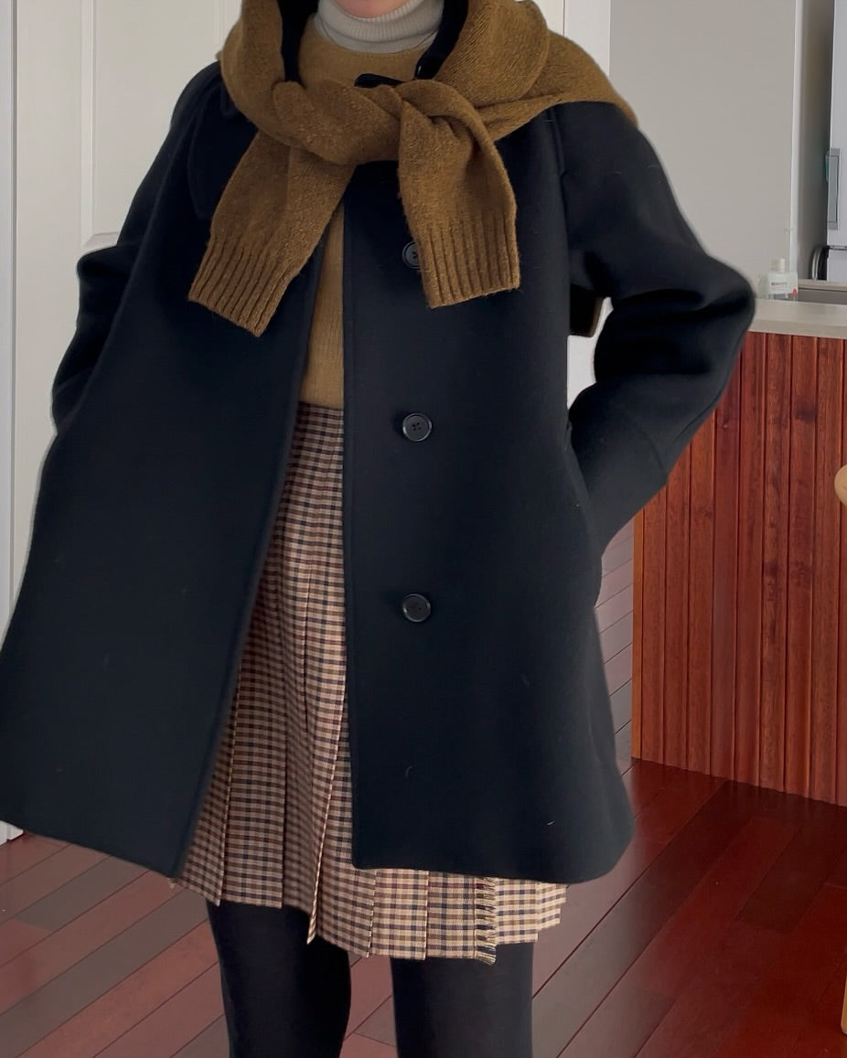 O'neil of Dublin キルトスカート ダブルベルトミニ ガンクラブチェック ベージュ