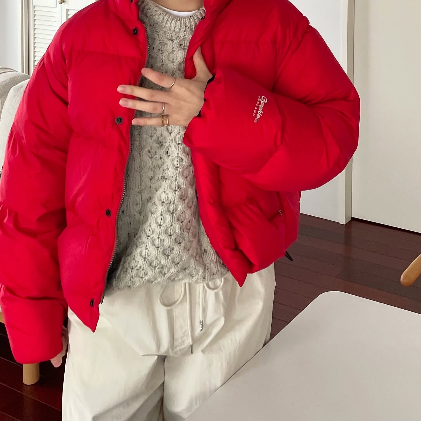 Aran Woollen Mills トラディショナル ローゲージニットセーター ユニセックス