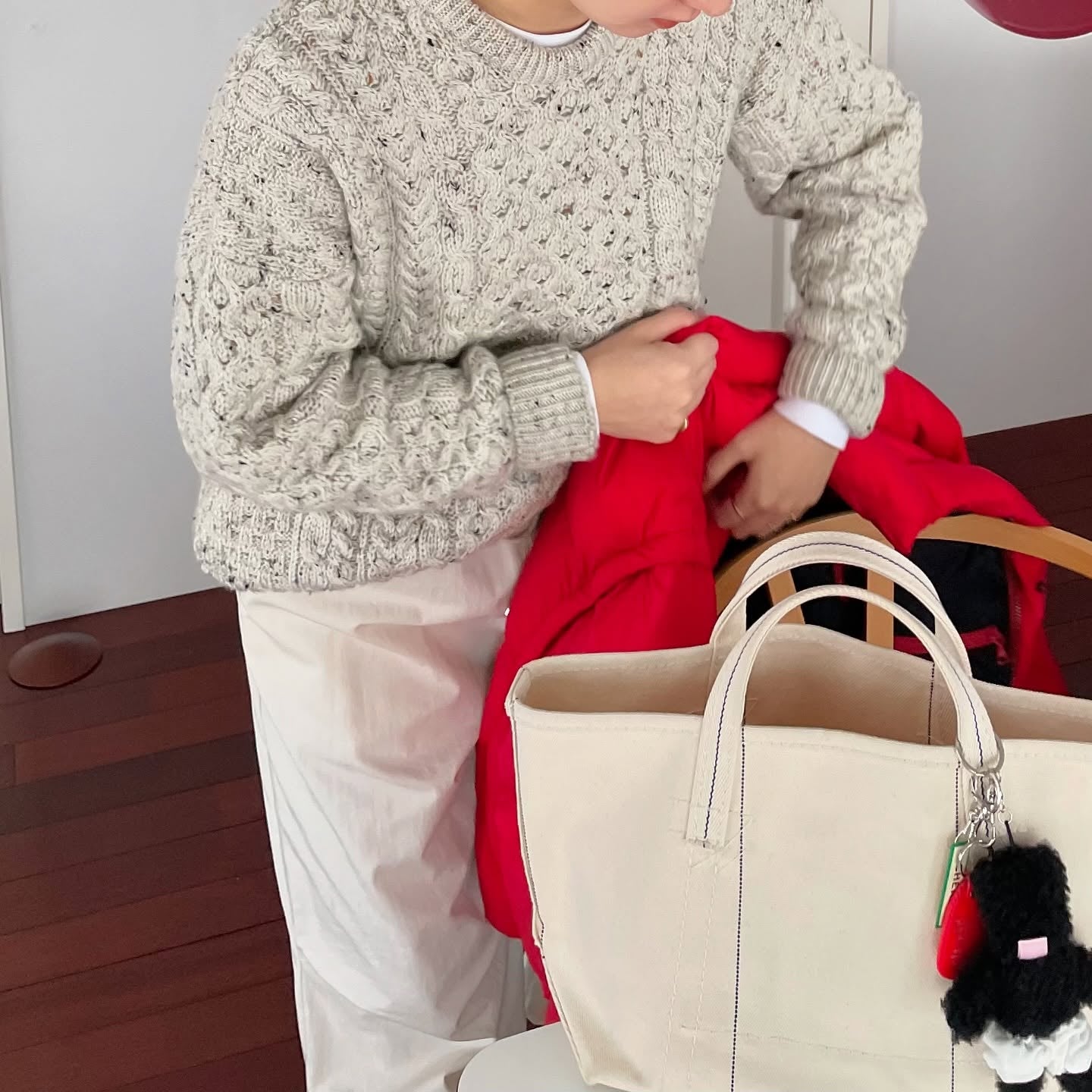 Aran Woollen Mills トラディショナル ローゲージニットセーター ユニセックス