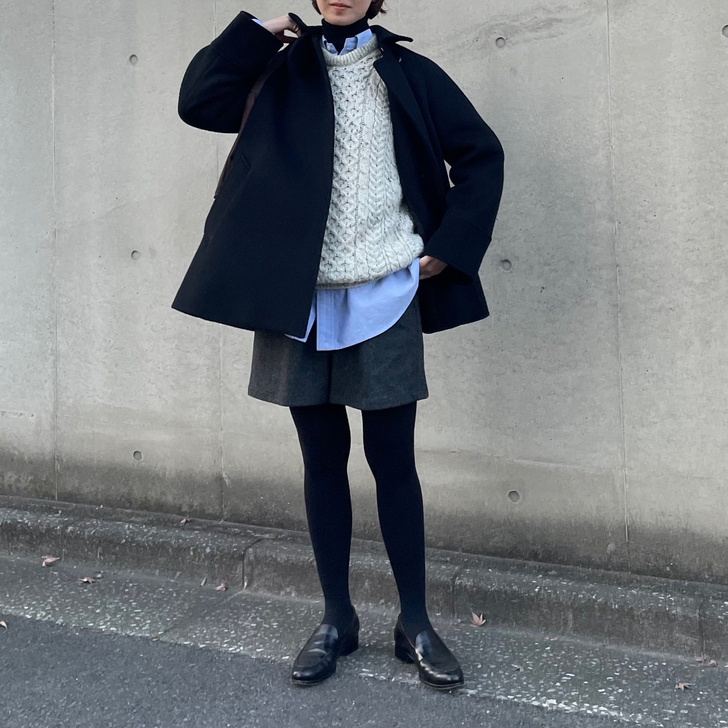 Aran Woollen Mills トラディショナル ローゲージニットセーター ユニセックス