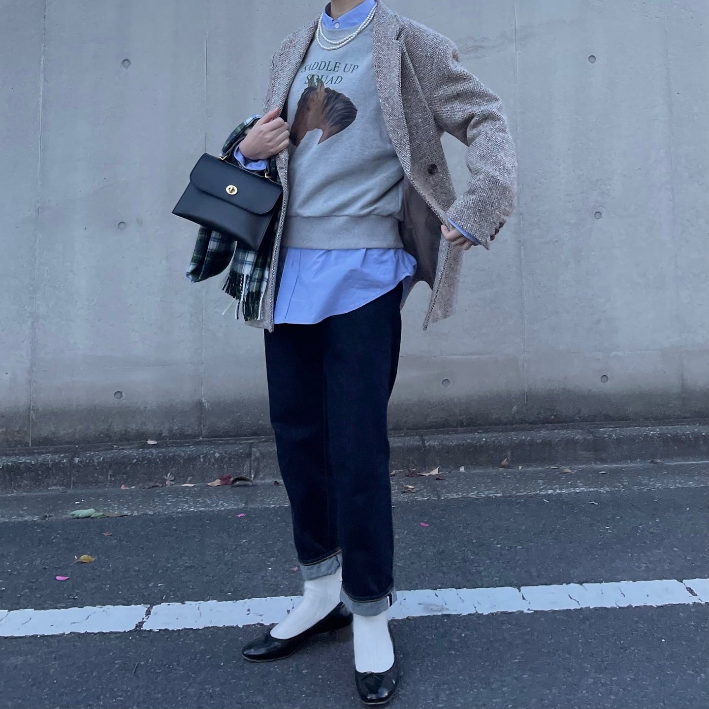 lalagom ホースプリントスウェット