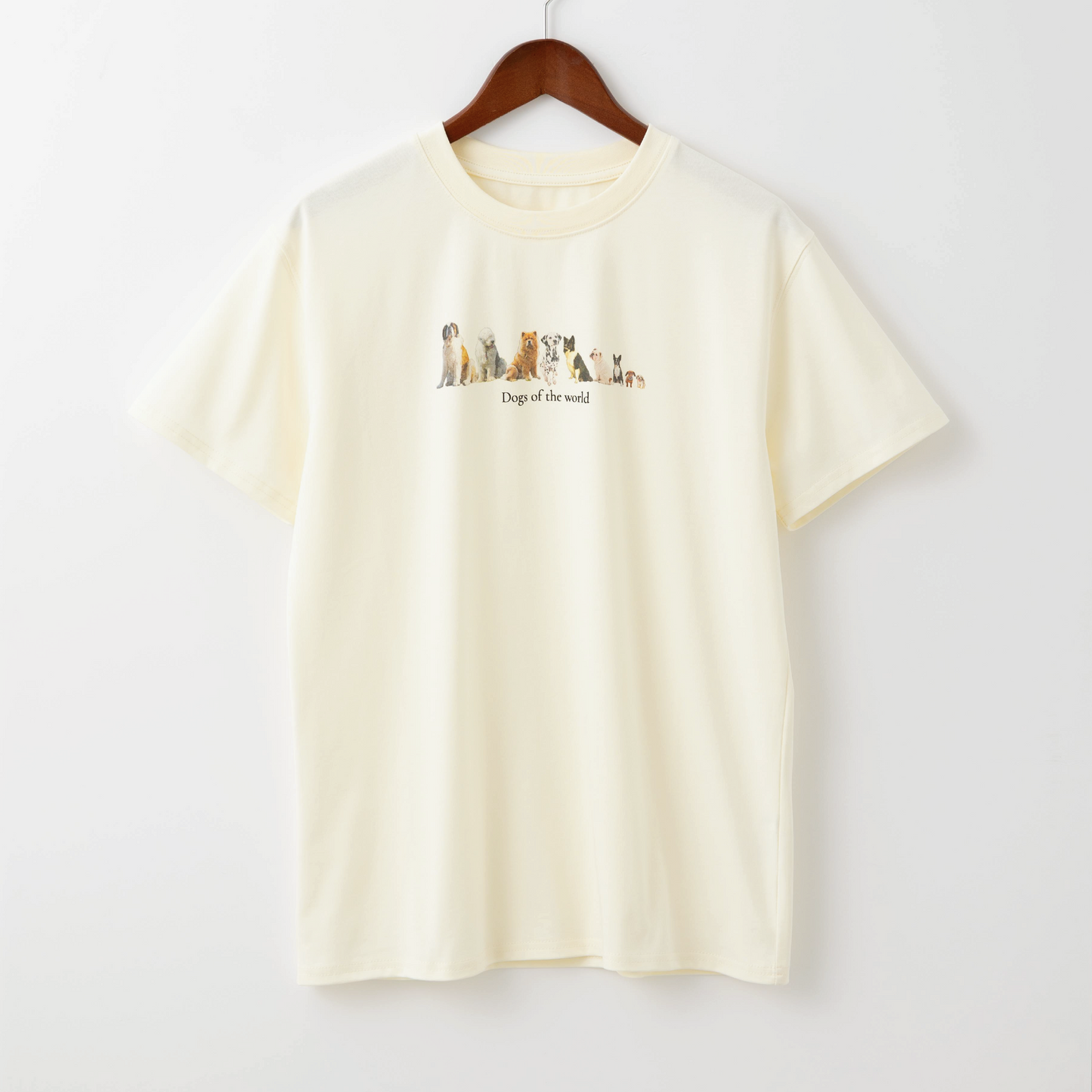 【再入荷】lalagom ワールドドッグプリントTシャツ