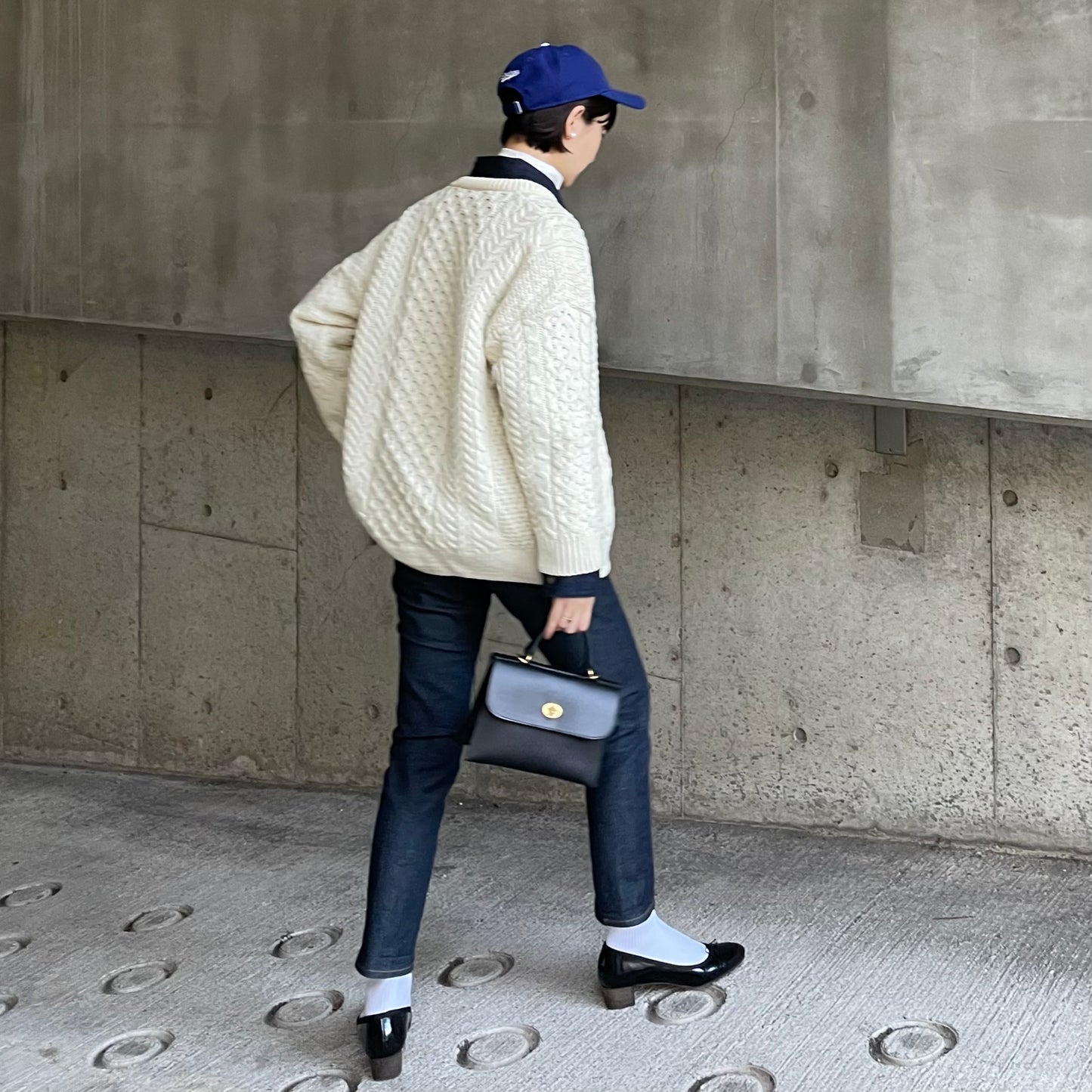 【プレオーダー】Aran Woollen Mills トラディショナル ローゲージニットカーディガン ユニセックス