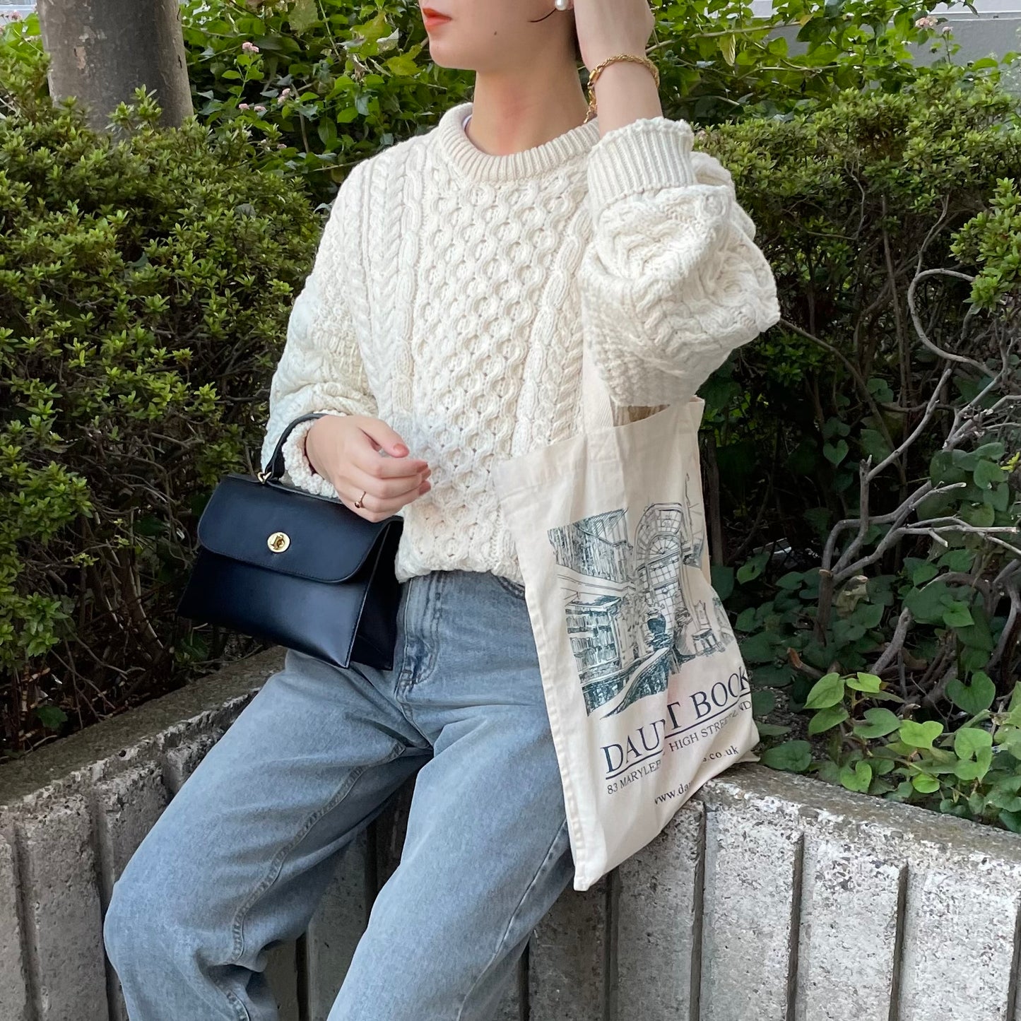 【プレオーダー】Aran Woollen Mills トラディショナル ローゲージニットセーター ユニセックス