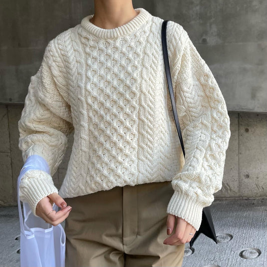 【プレオーダー】Aran Woollen Mills トラディショナル ローゲージニットセーター ユニセックス