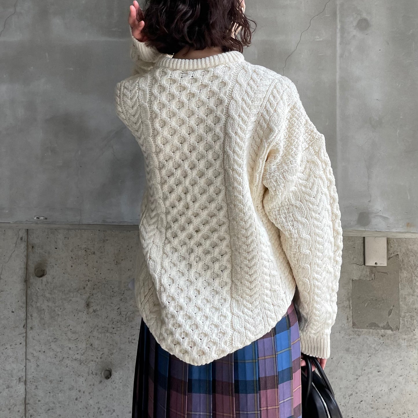 【プレオーダー】Aran Woollen Mills トラディショナル ローゲージニットセーター ユニセックス