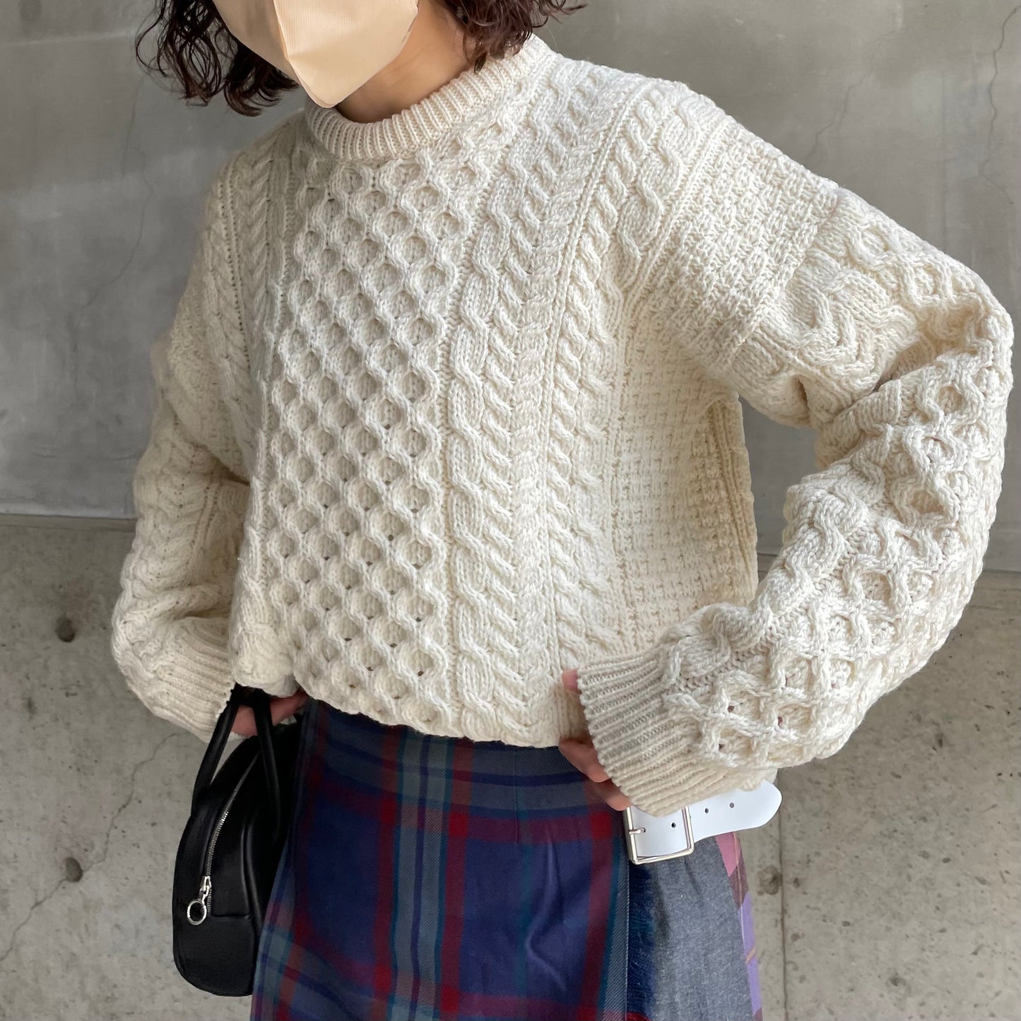 【プレオーダー】Aran Woollen Mills トラディショナル ローゲージニットセーター ユニセックス