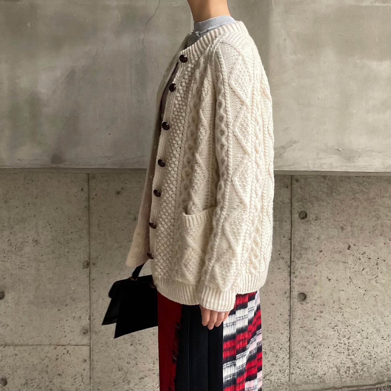 Aran Woollen Mills 手編みニットカーディガン ユニセックス – A list