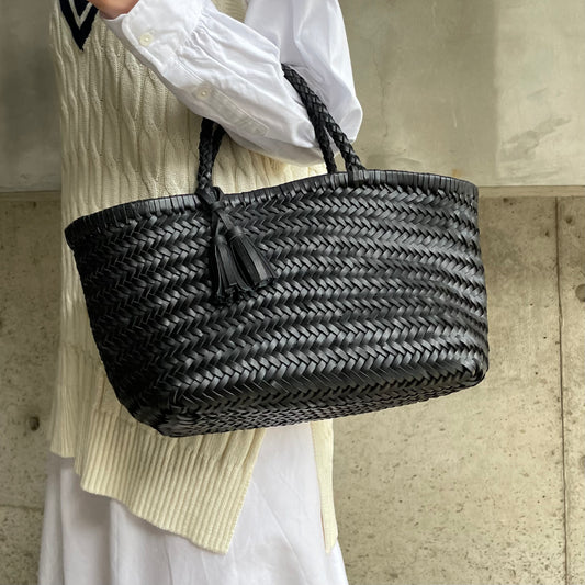 Jubilee 本水牛レザー編み トートバッグ