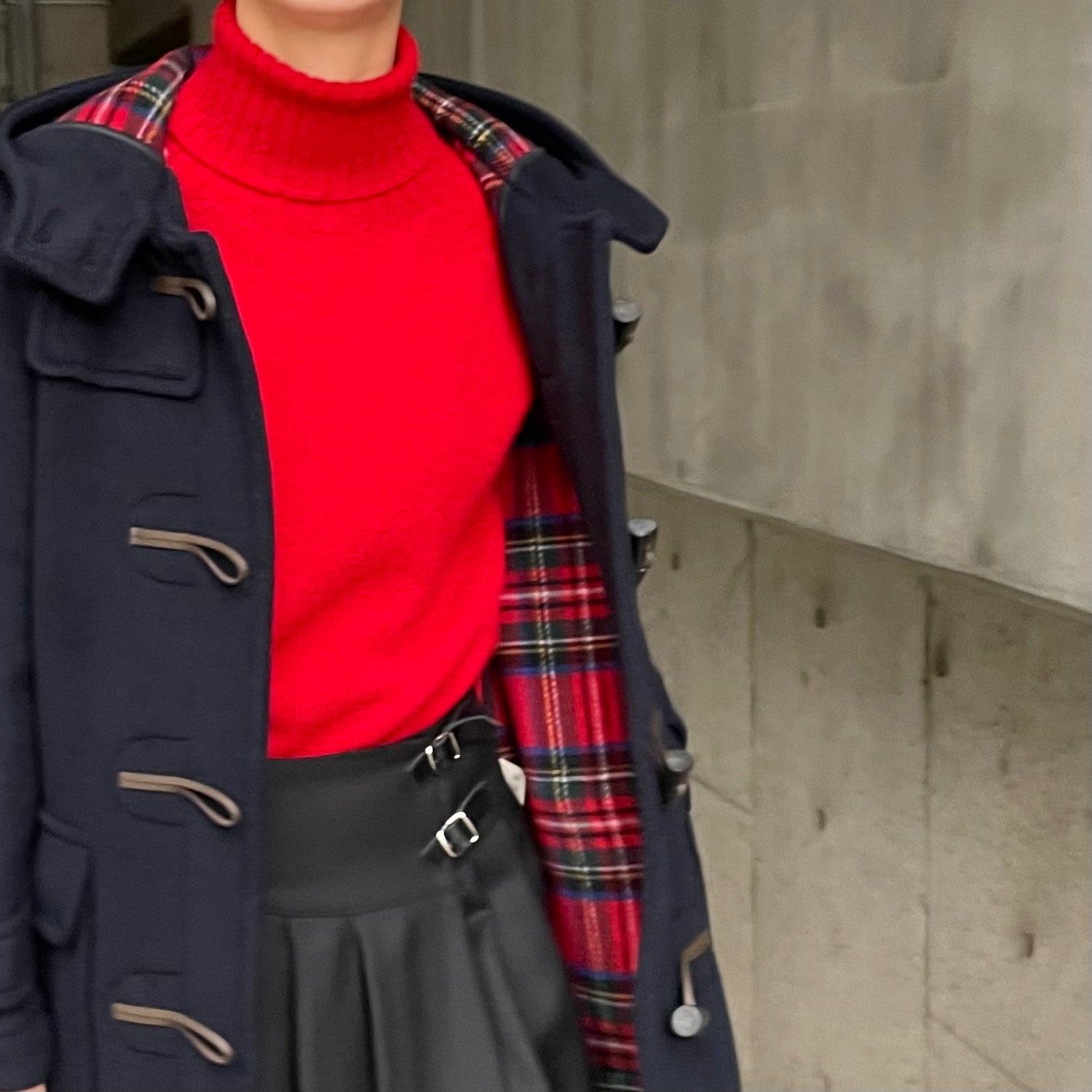 ✨極美品✨ ロンドントラディション ダッフルコート チェック柄 ERICA 38 ✨極美品✨ ロンドントラディション ダッフルコート チェック柄