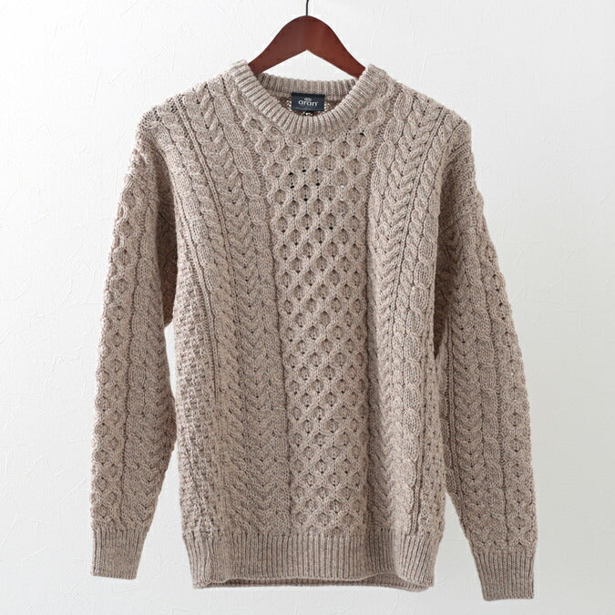 【プレオーダー】Aran Woollen Mills トラディショナル ローゲージニットセーター ユニセックス