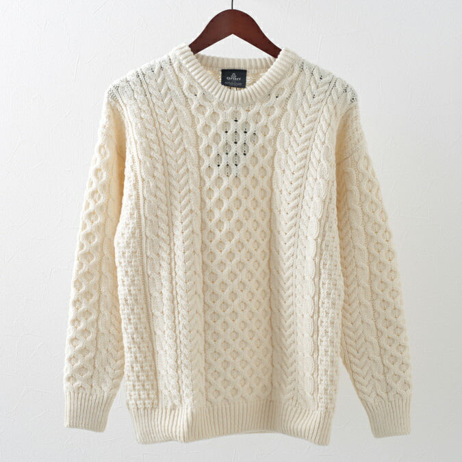 Aran Woollen Mills トラディショナル ローゲージニットセーター ユニ